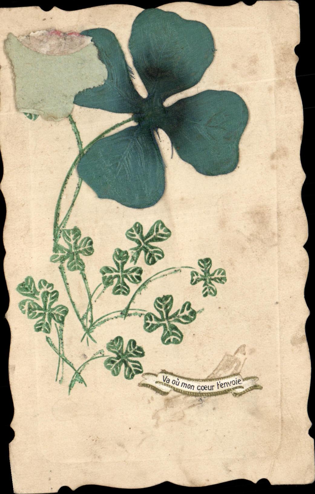 CPA Fantaisie Fleurs