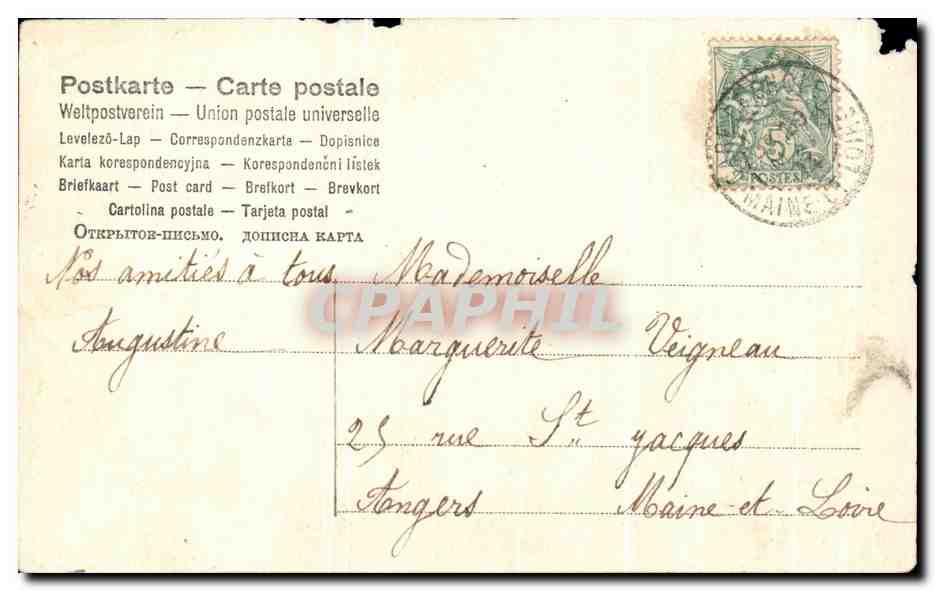 CPA Fantaisie Enfants — Rückseite