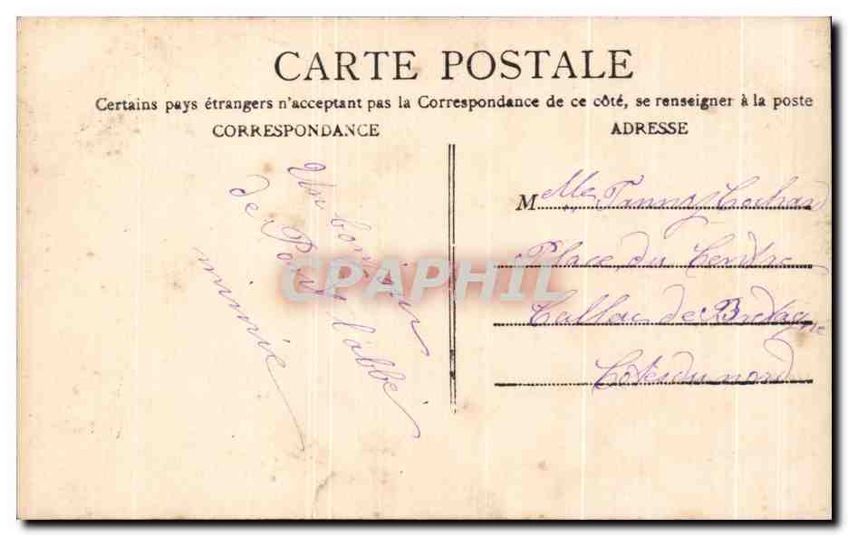 CPA Fantaisie Enfant mangeant des pommes  — Rückseite