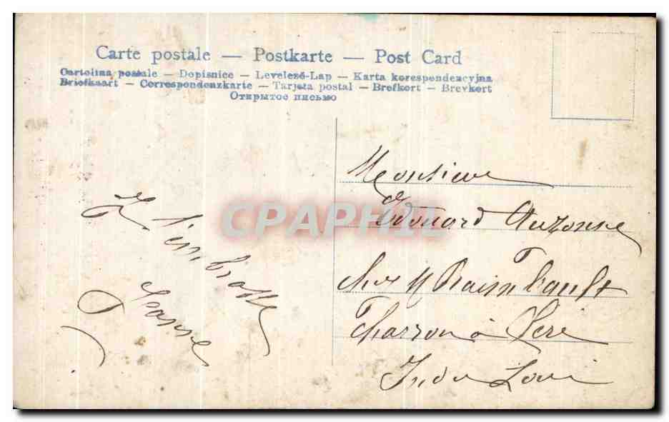 CPA Fantaisie Femme — Reverso