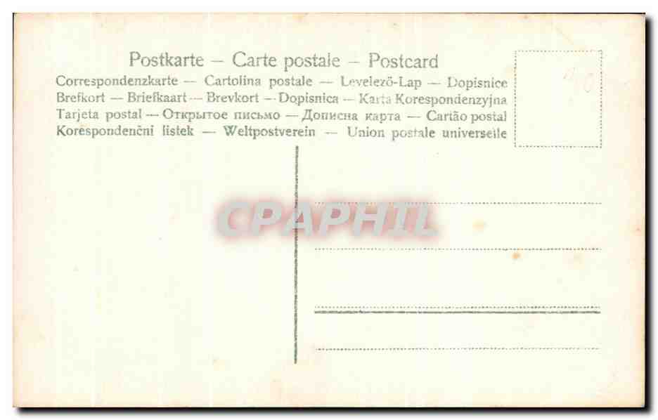 CPA Fantaisie Femme  — Rückseite