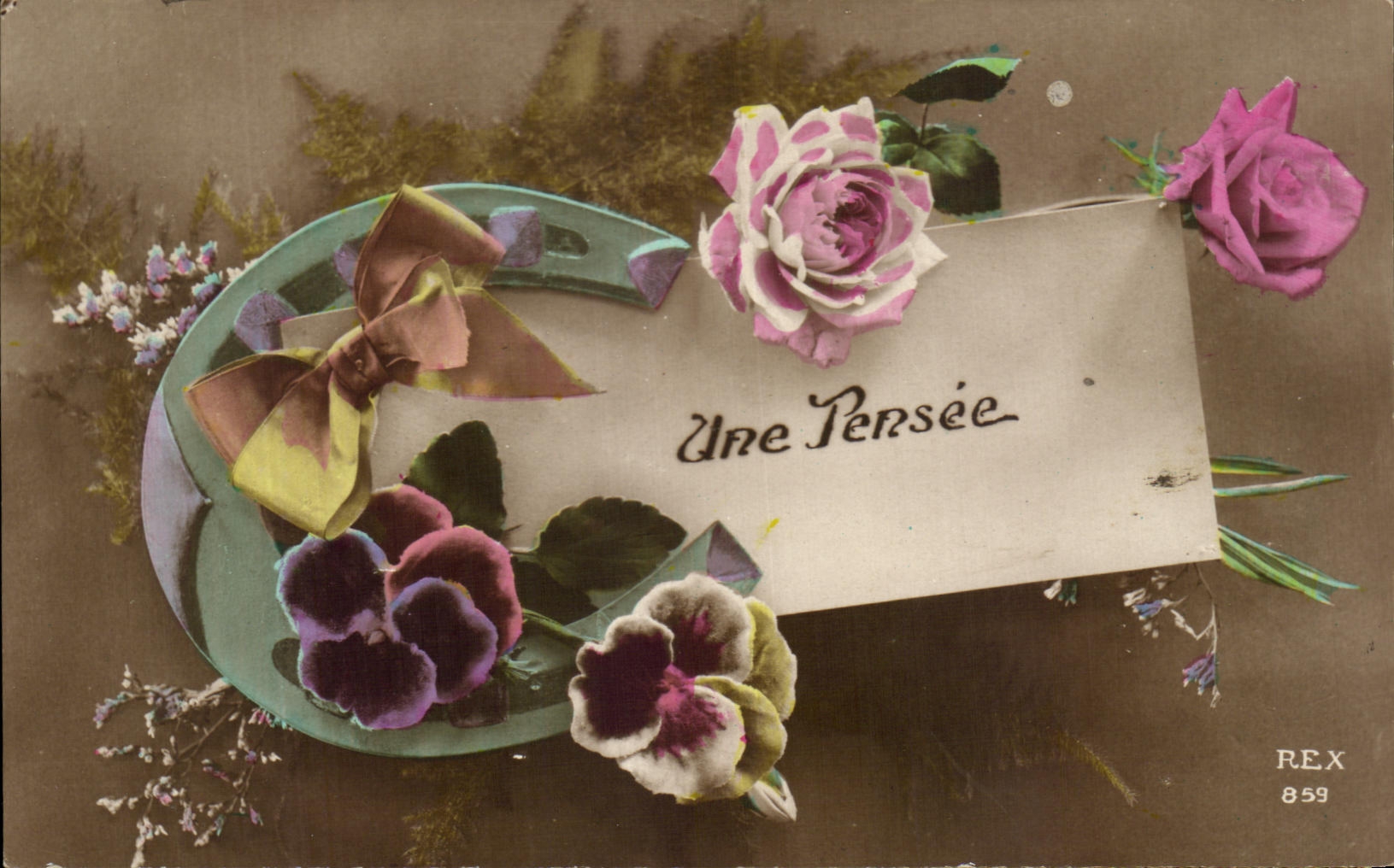 CPA Fantaisie Fleurs 