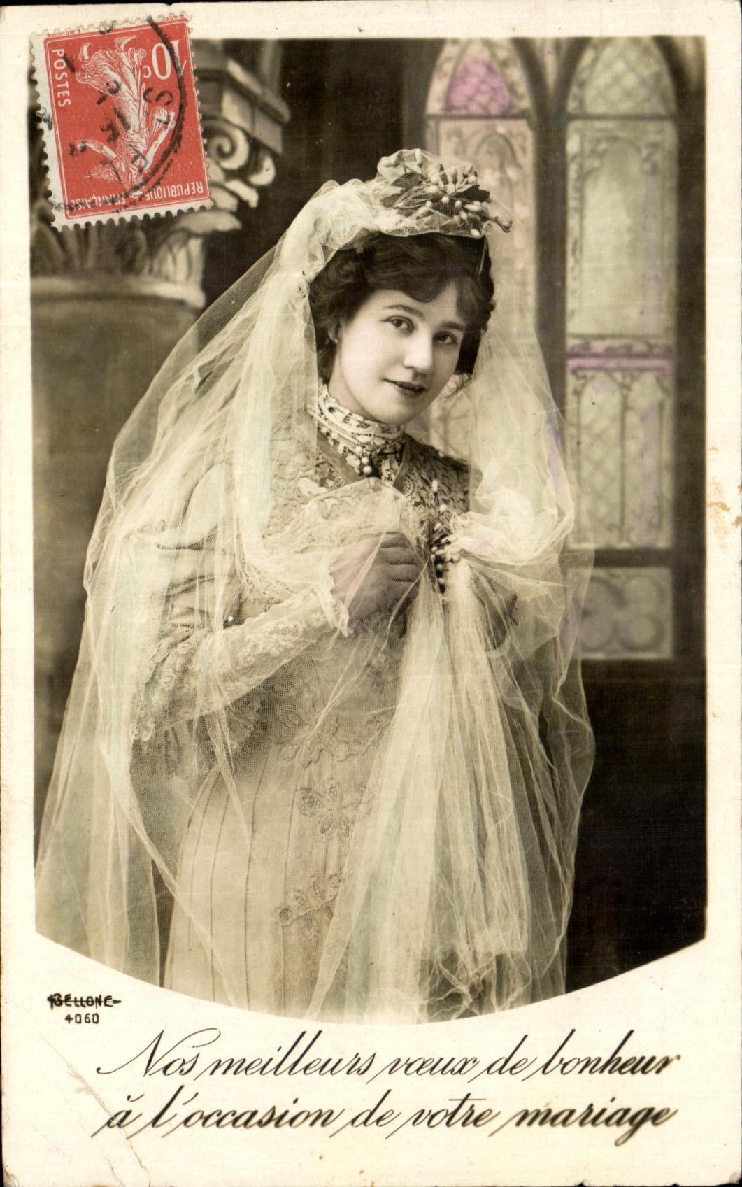 CPA Fantaisie Femme Mariage 