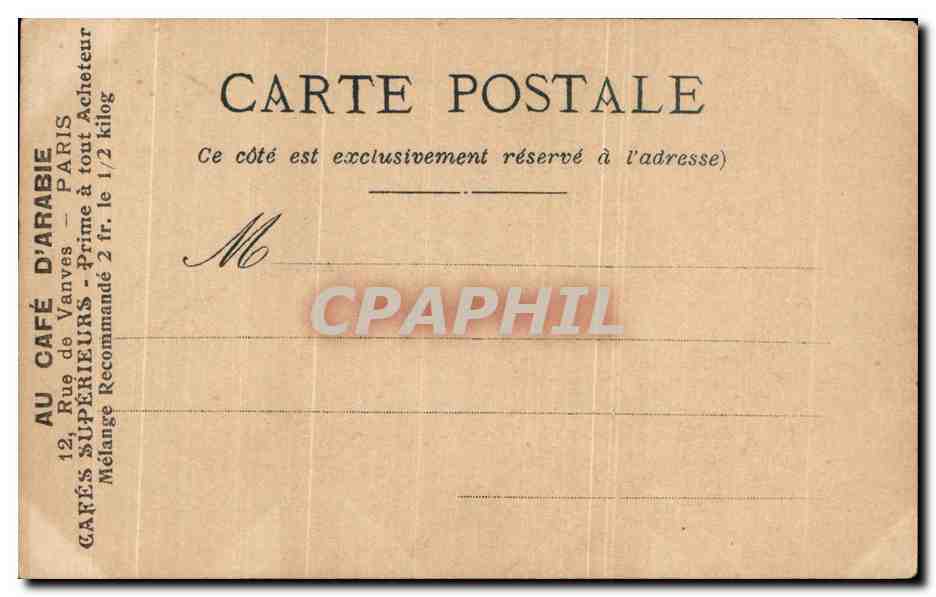 CPA Fantaisie Femme Costume — Rückseite