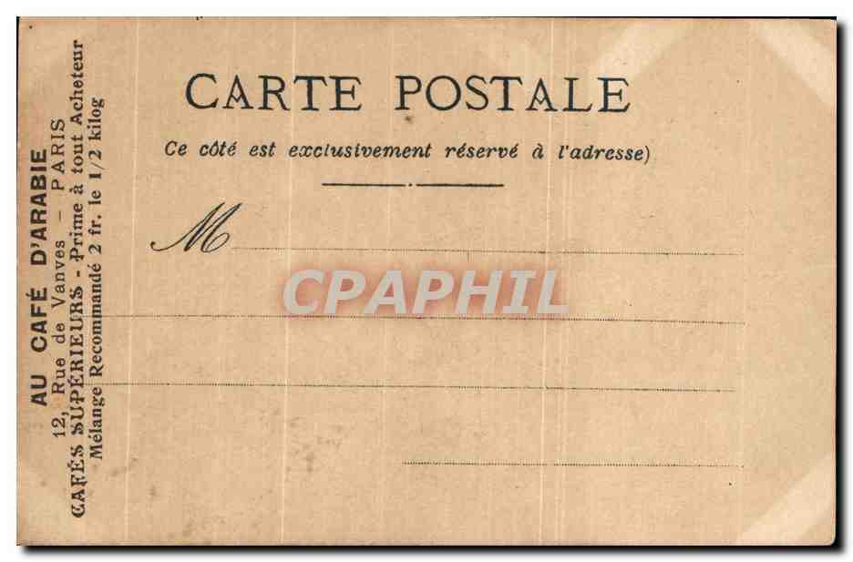 CPA Fantaisie Femme  — Rückseite