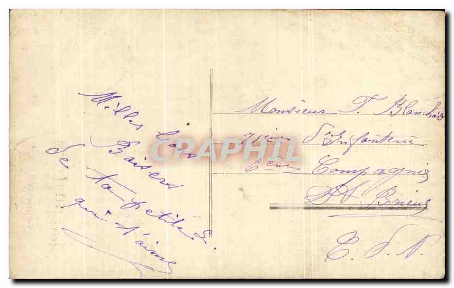 CPA Fantaisie Femme  — Verso