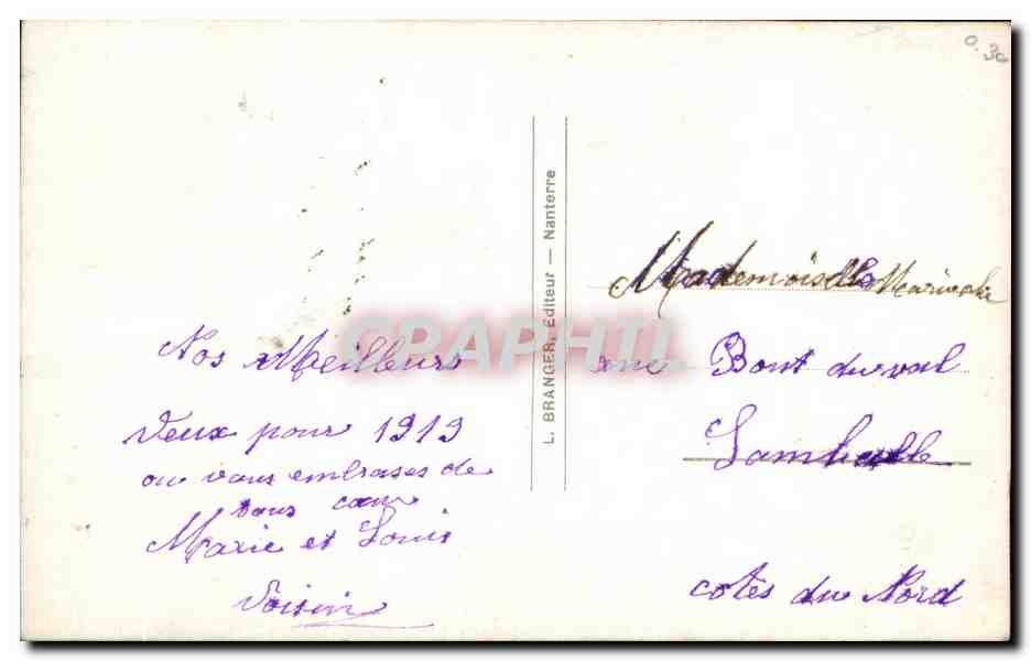 CPA Fantaisie Femme  — Verso