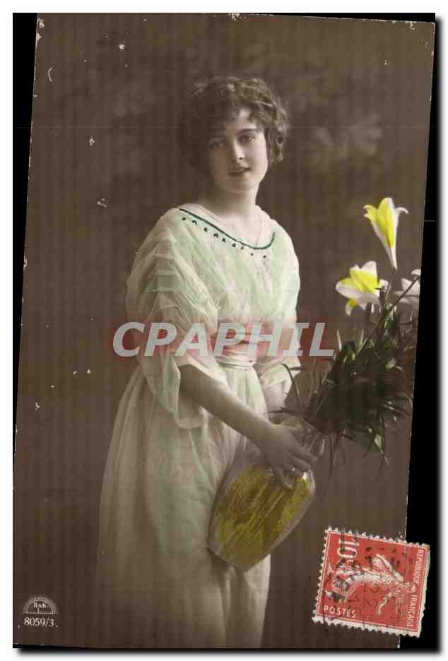 CPA Fantaisie Femme 