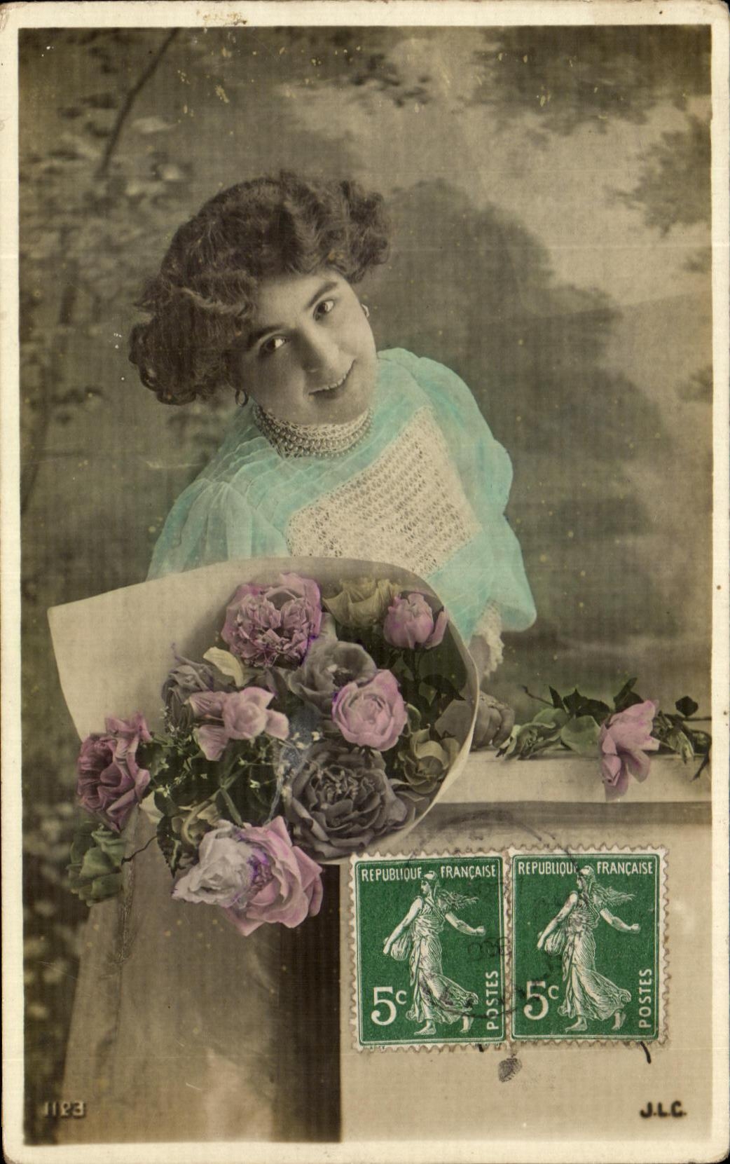 CPA Fantaisie Femme 