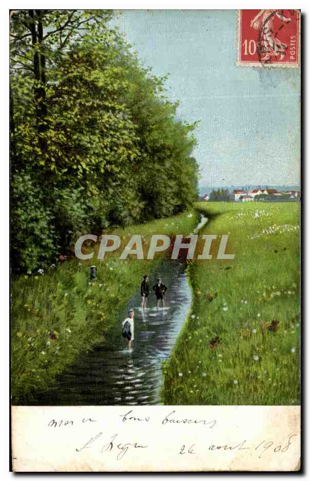CPA Fantaisie Paysage