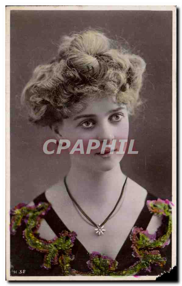 Jeune femme — portrait — Colortype (Co. Lageno Dépose)
