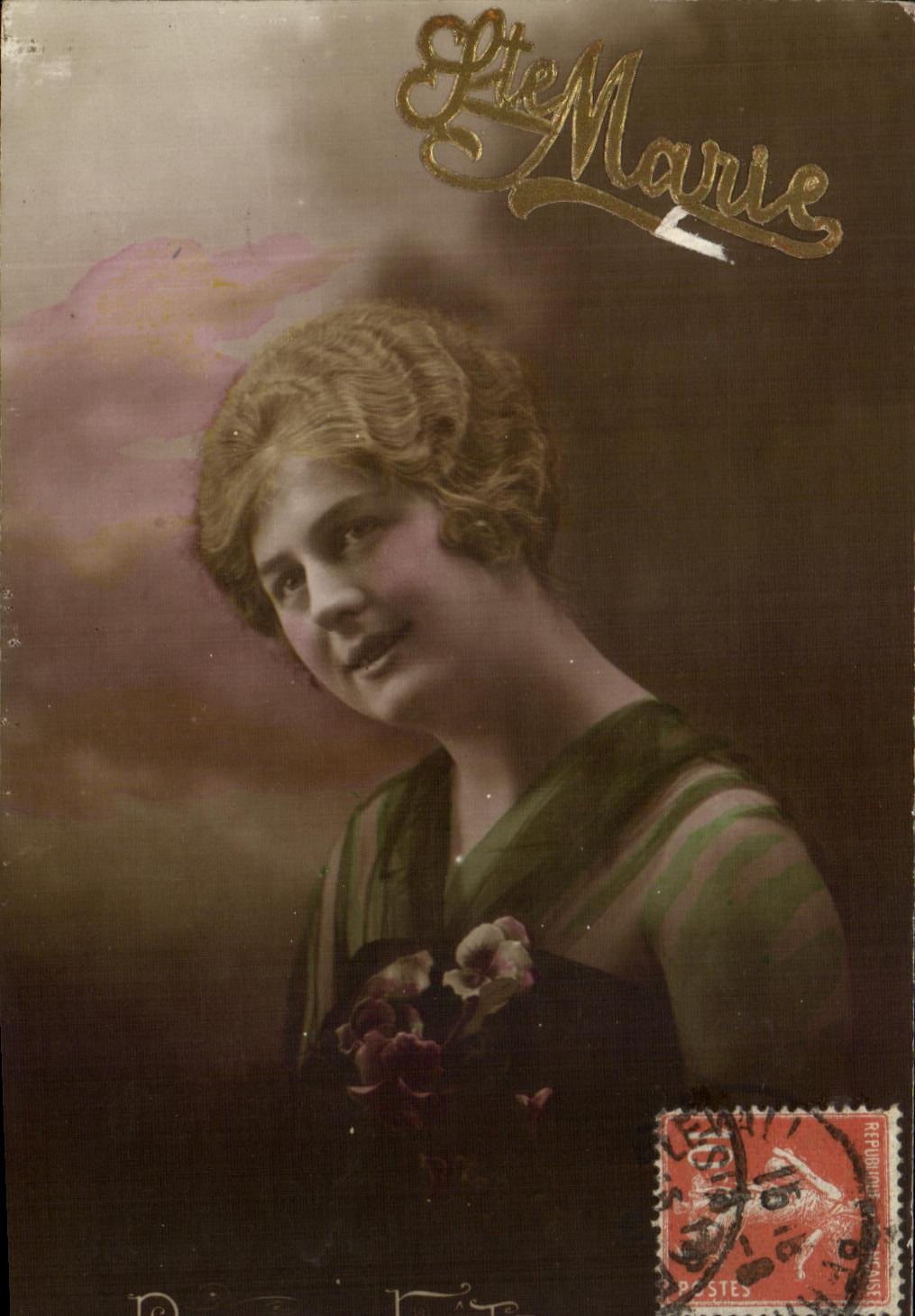 CPA Fantaisie Femme 