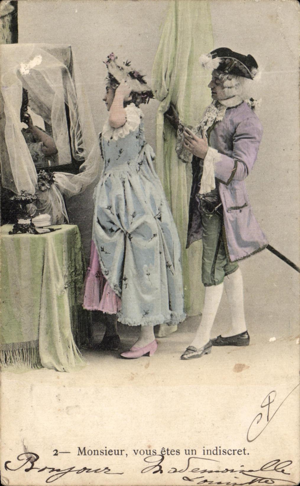 CPA Fantaisie Femme Foklore Costume