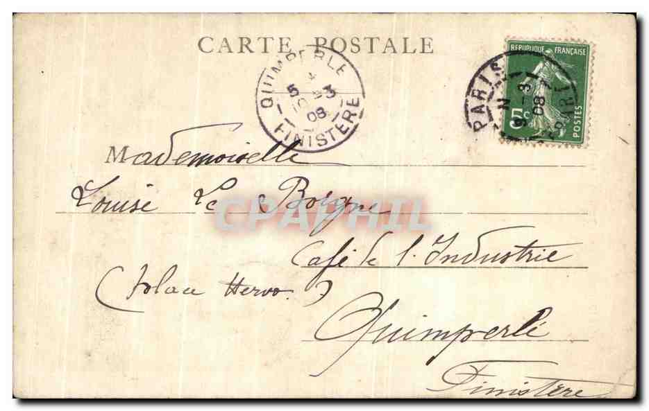 CPA Fantaisie Femme Foklore Costume — Rückseite