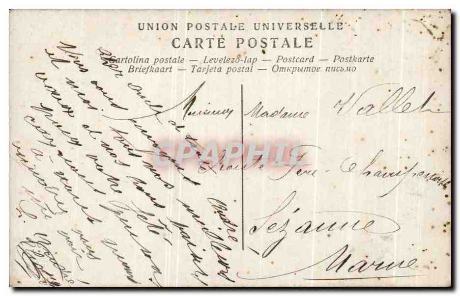 CPA Fantaisie Enfant — Rückseite
