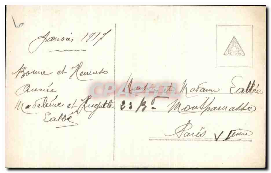 CPA Fantaisie Enfant Bebe — Rückseite