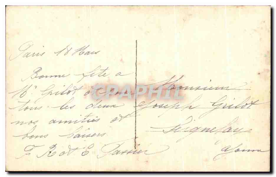 CPA Fantaisie Enfant — Rückseite