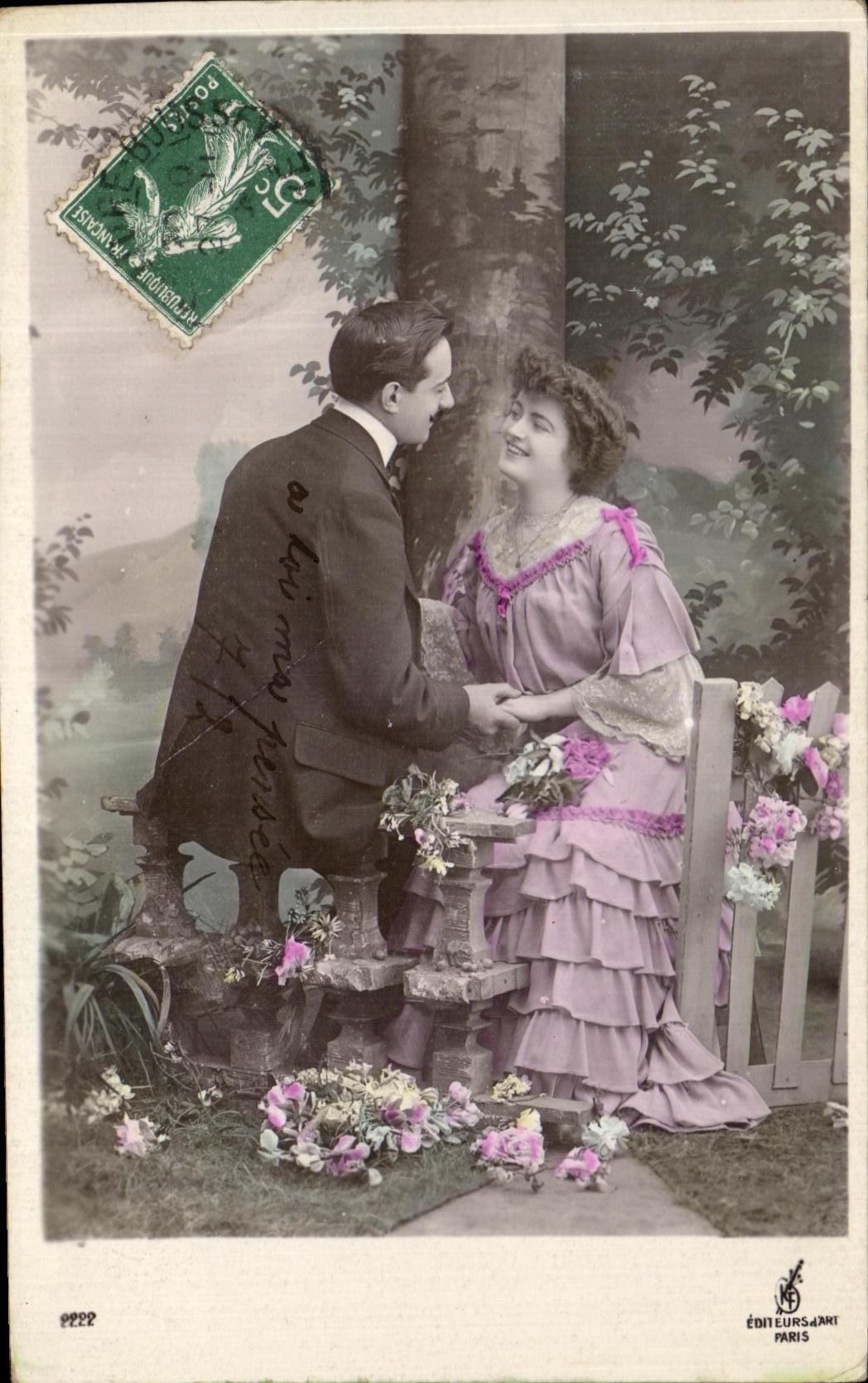 CPA Fantaisie Femme 