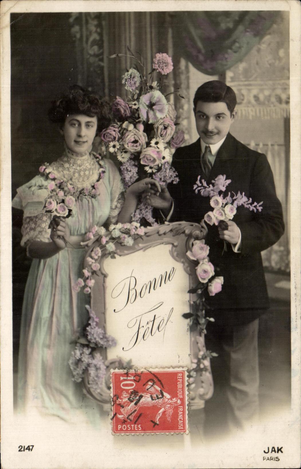 CPA Fantaisie Femme 
