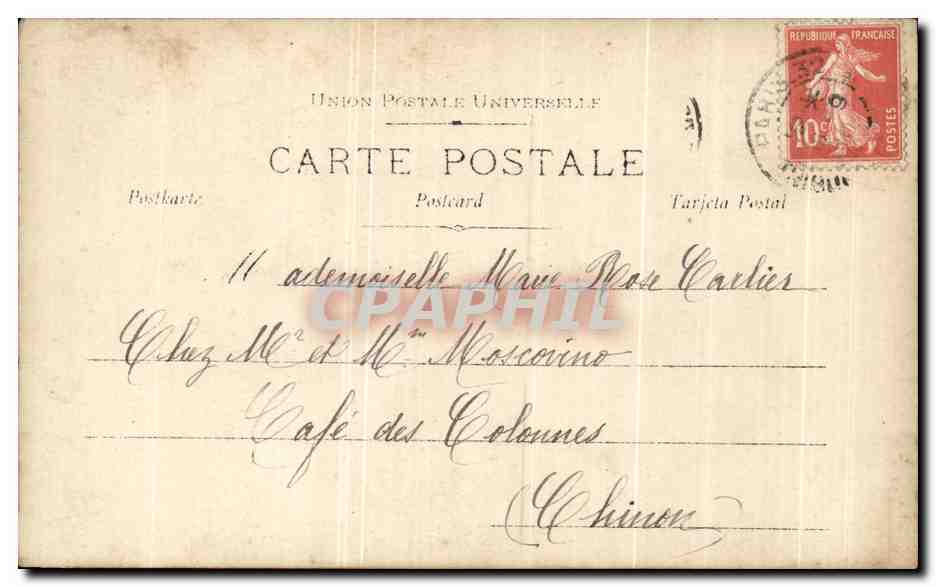 CPA Fantaisie Enfants les niches de Suzette  — Verso