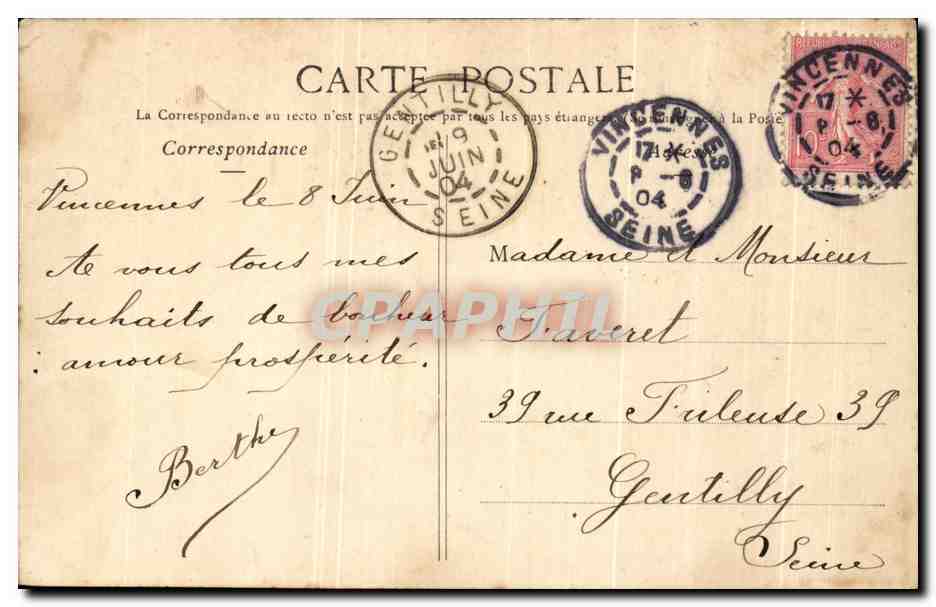CPA Fantaisie Enfant Ange Defense de pecher  — Rückseite