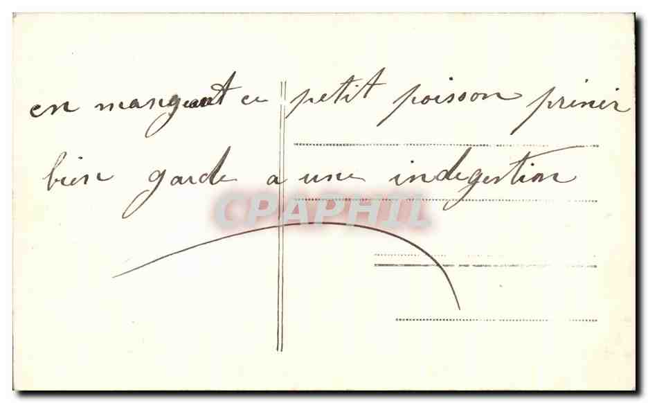 CPA Fantaisie Enfant 1er avril Poisson  — Rückseite