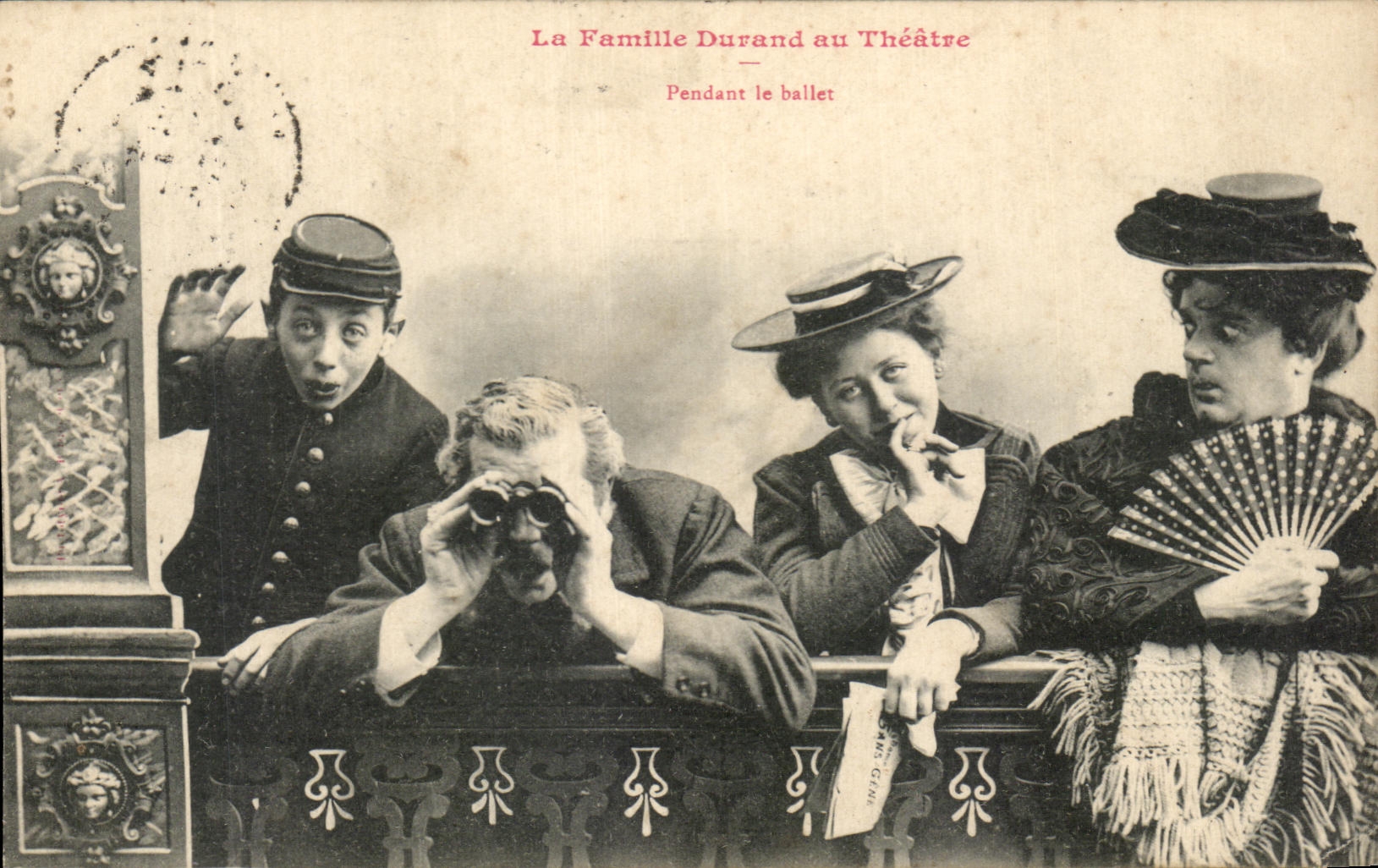 La Famille Durand au Théâtre — Pendant le ballet — Paris Génie