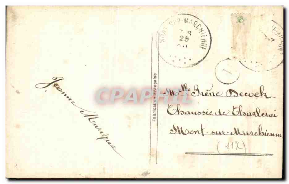 CPA Fantaisie Femme Noel — Rückseite