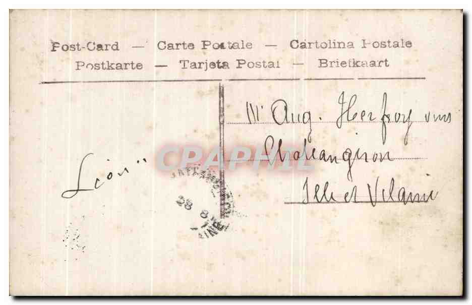 CPA Fantaisie Enfant — Rückseite