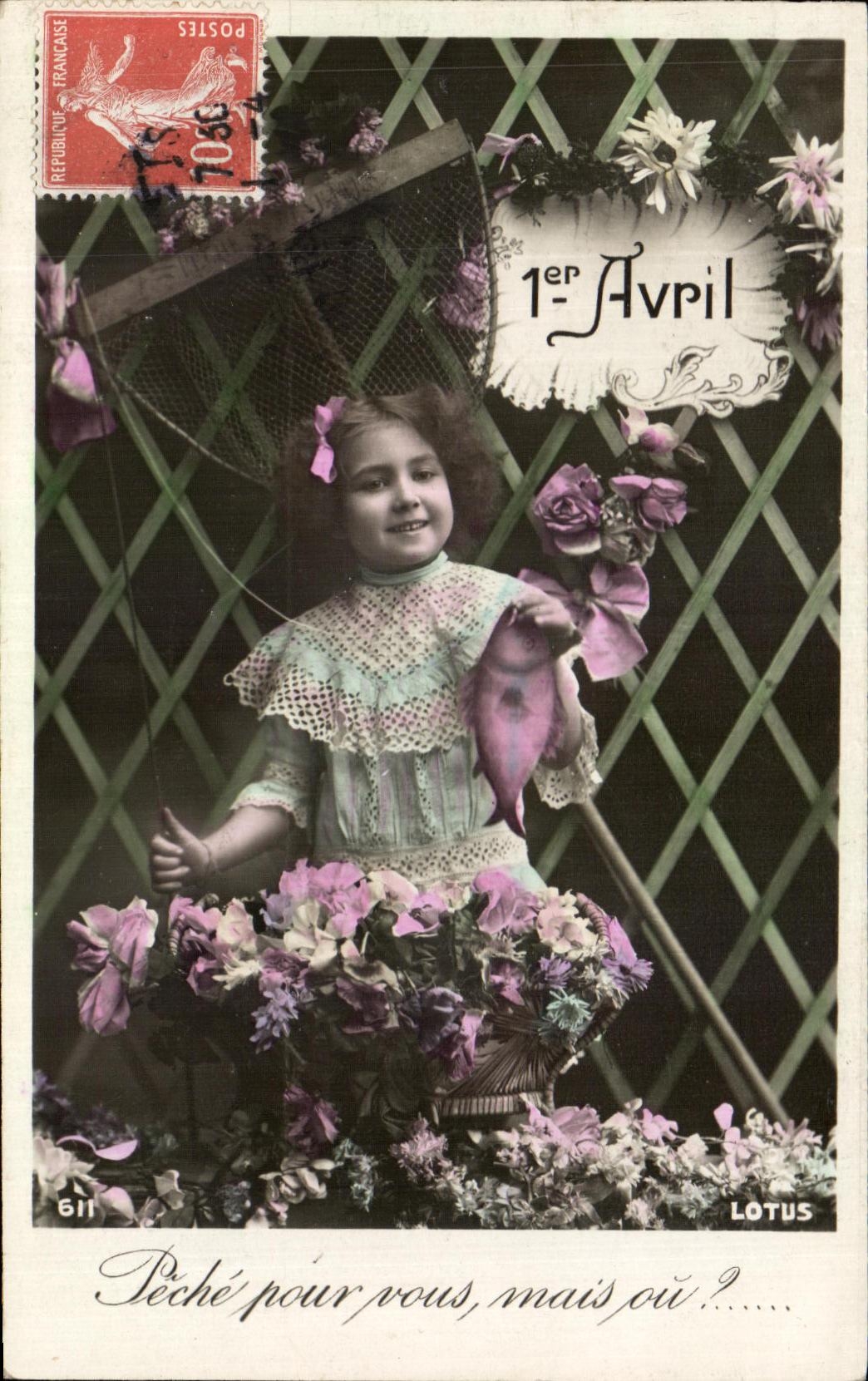 CPA Fantaisie Enfant 1er avril 