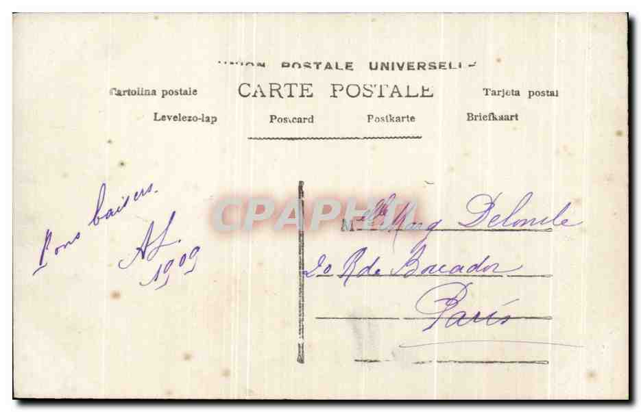 CPA Fantaisie Enfant 1er avril  — Rückseite