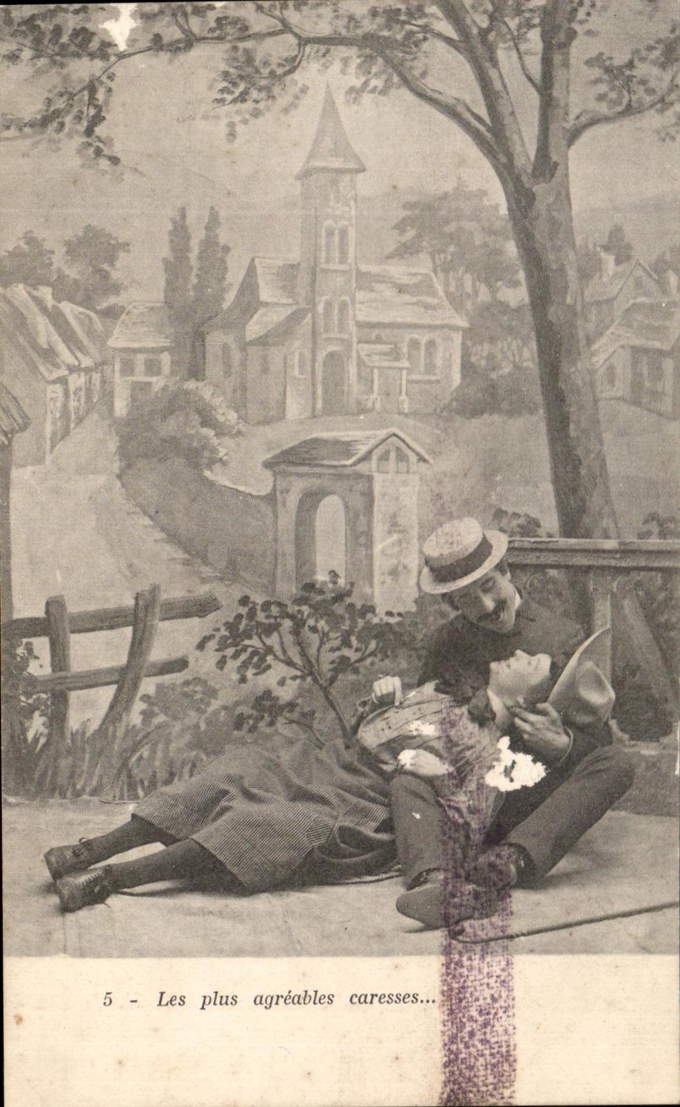 CPA Fantaisie Femme 
