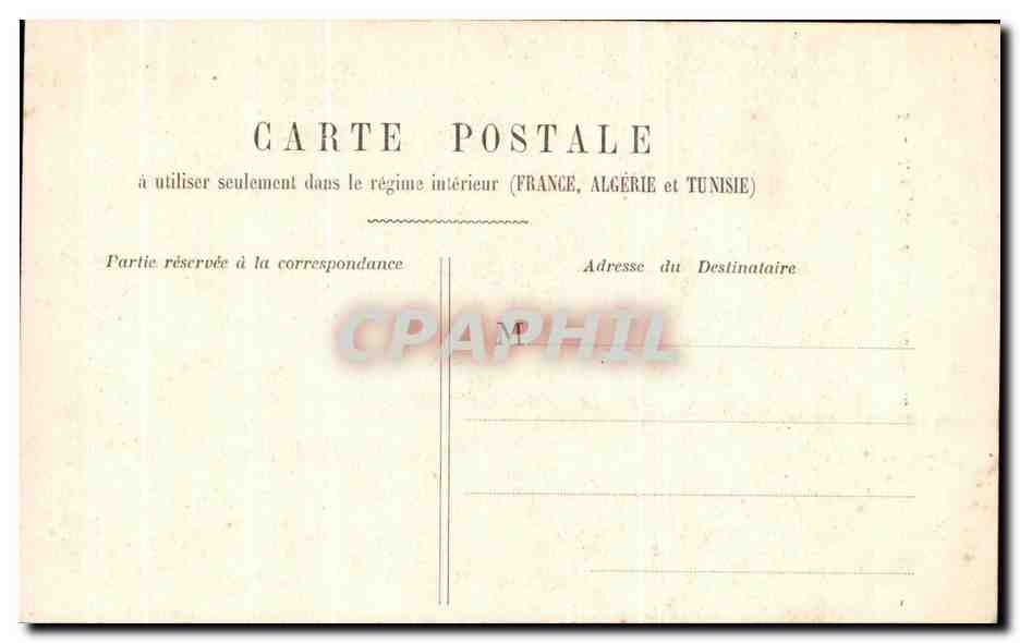 CPA Fantaisie Femme  — Rückseite