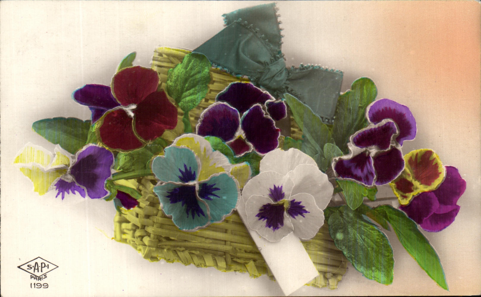 CPA Fantaisie Fleurs 