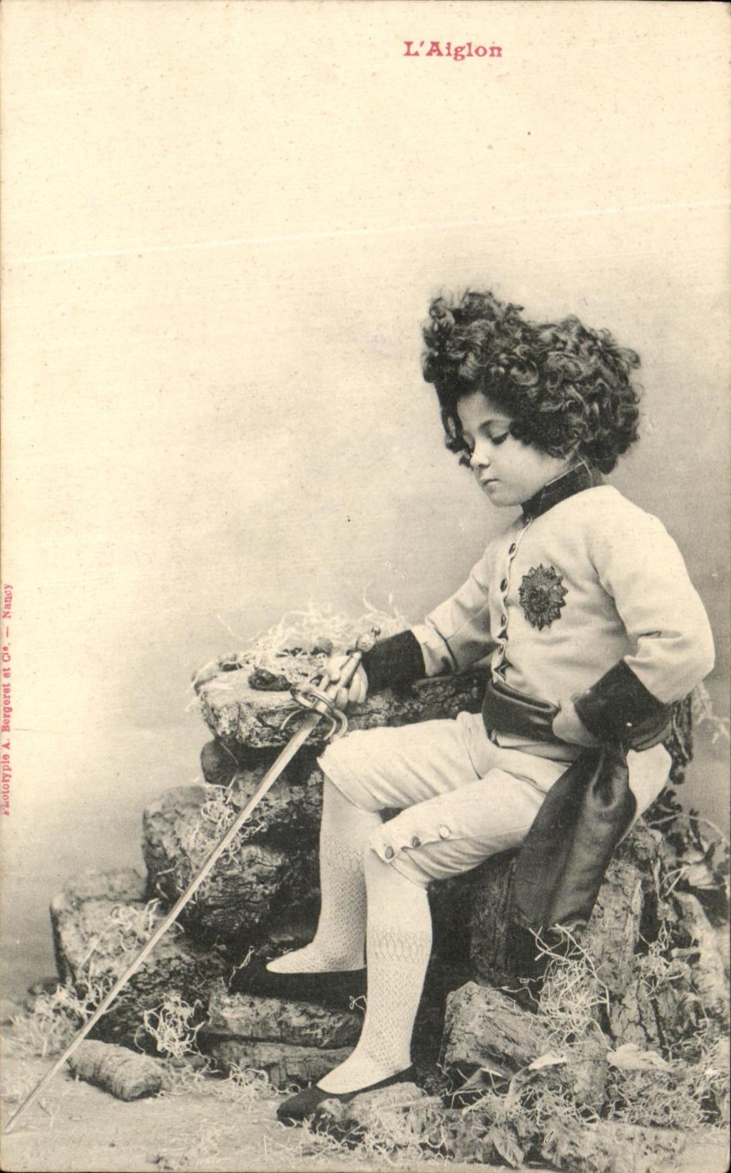 CPA Fantaisie Enfant L'aiglon Napoleon 