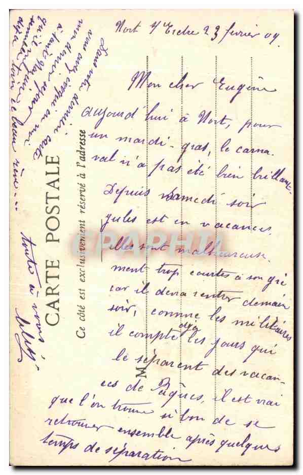 CPA Fantaisie Enfant L'aiglon Napoleon  — Verso