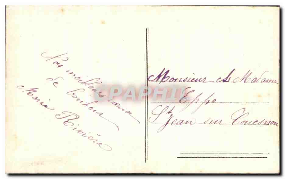 CPA Fantaisie Enfant — Rückseite