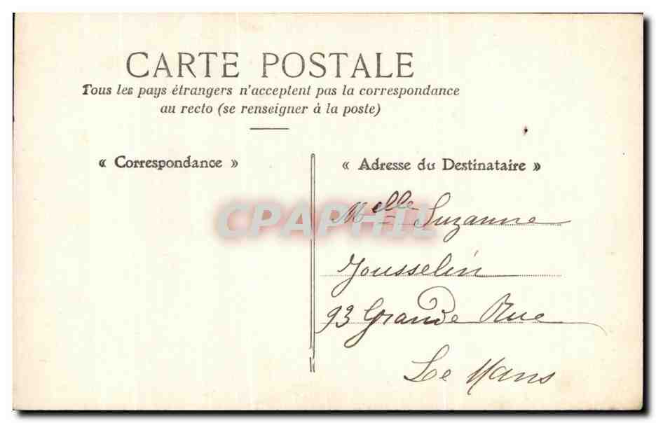 CPA Fantaisie Enfants — Rückseite