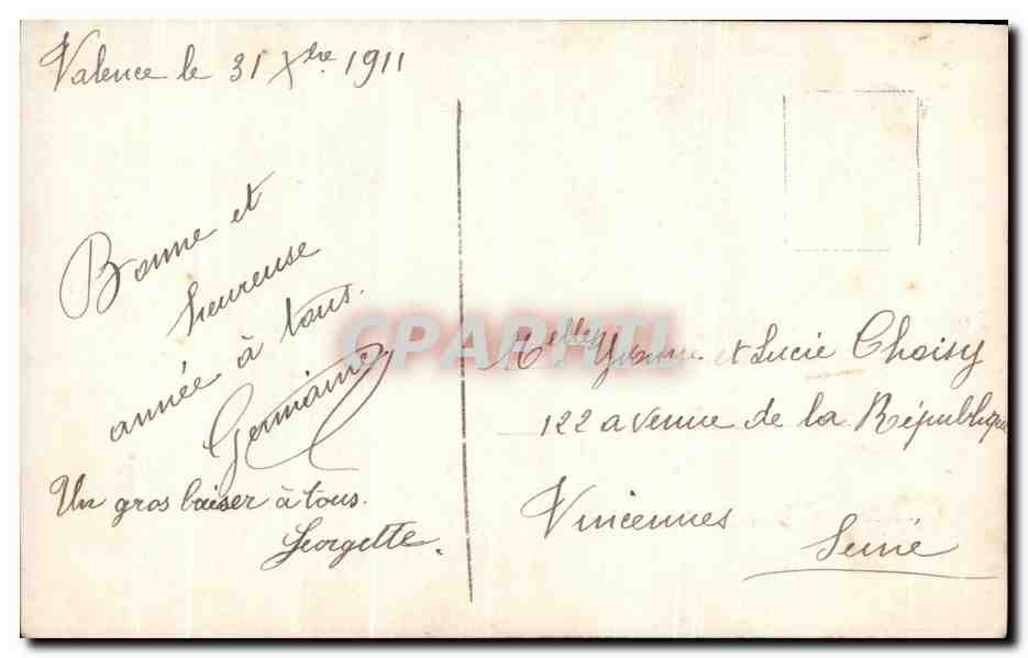 CPA Fantaisie Enfant Colombes  — Rückseite