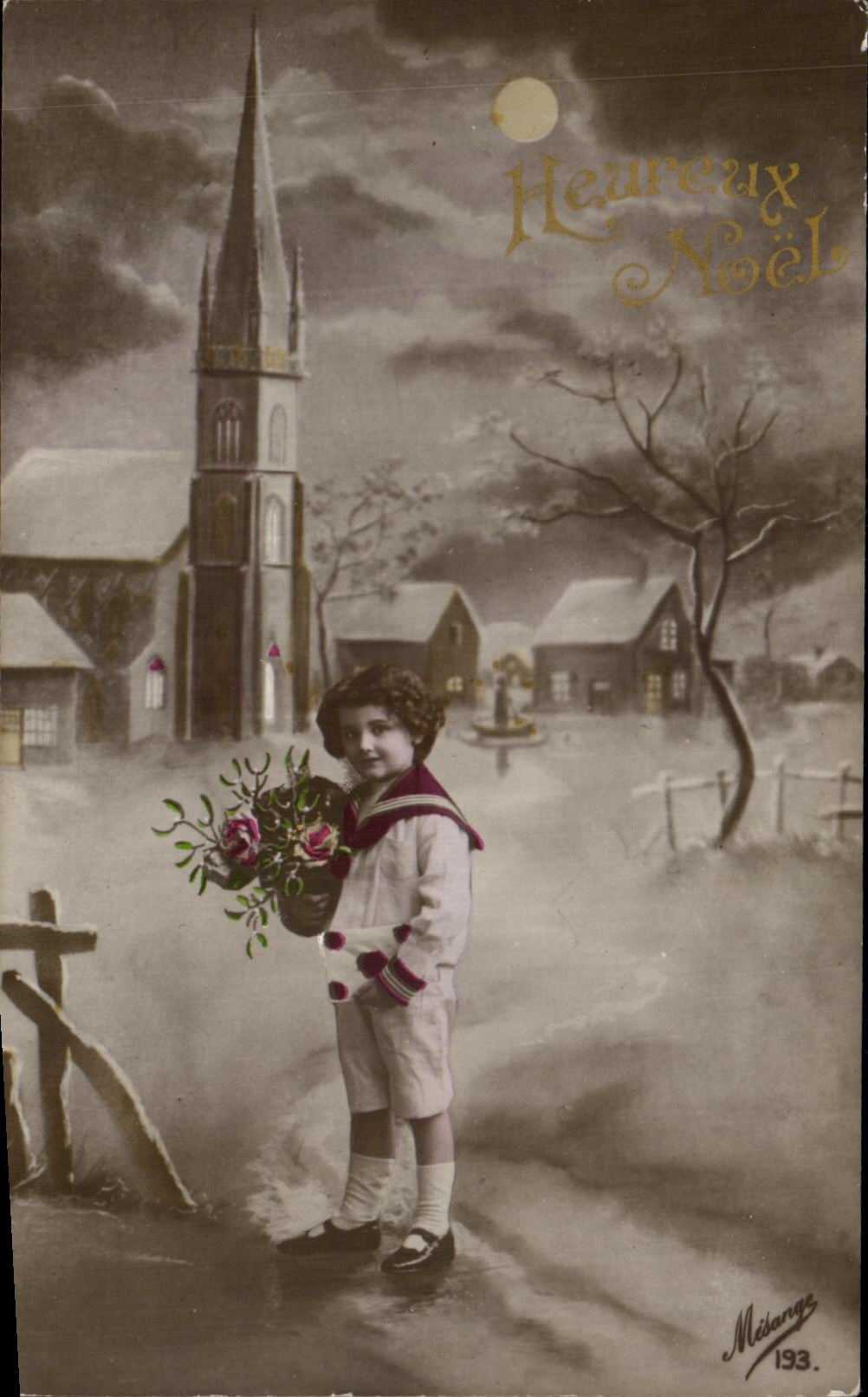 CPA Fantaisie Enfant Noel