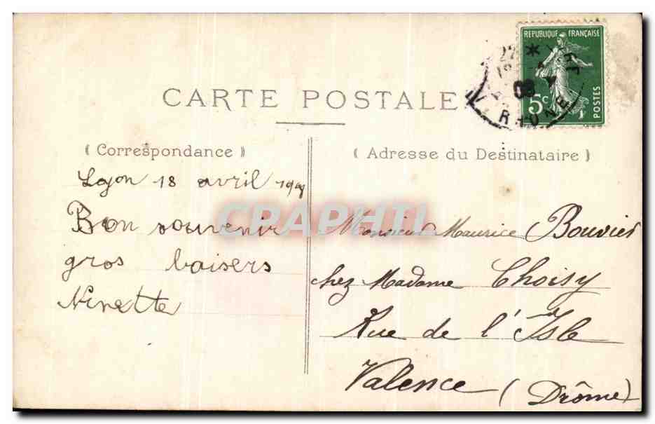 CPA Fantaisie Enfants Paques  — Rückseite