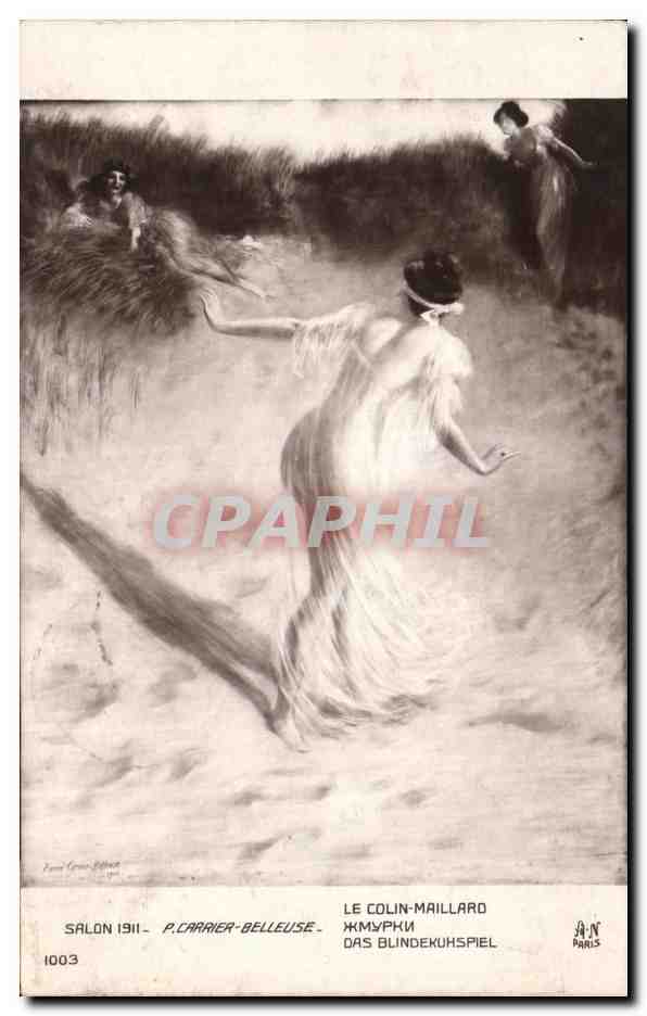 CPA Salon 1911 Carrier Belleuse Le Colin Maillard 