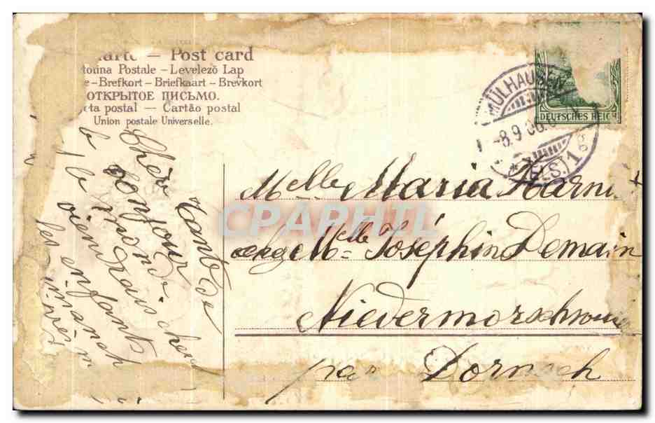 CPA Fantaisie Enfants Trefle  — Rückseite