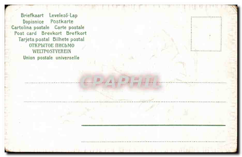 CPA Fantaisie Femme anges — Rückseite