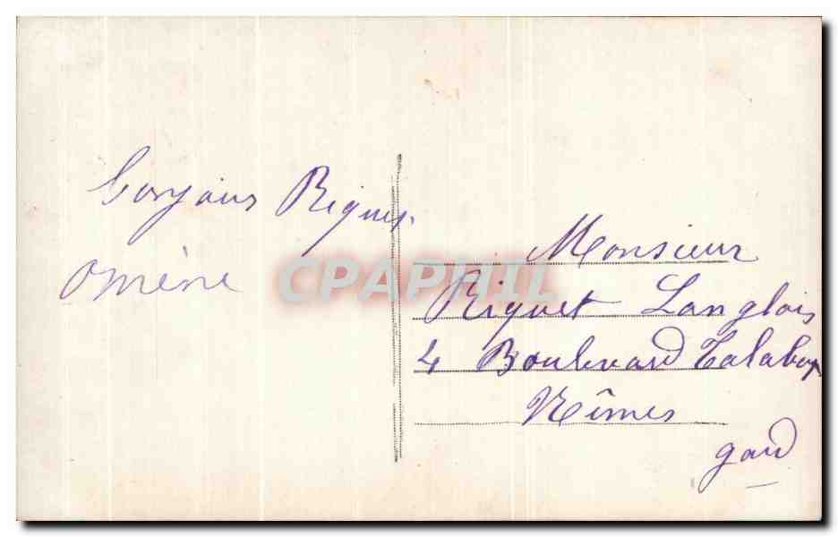 CPA Fantaisie Enfant — Rückseite