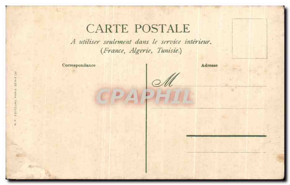 CPA Fantaisie Enfant  — Rückseite