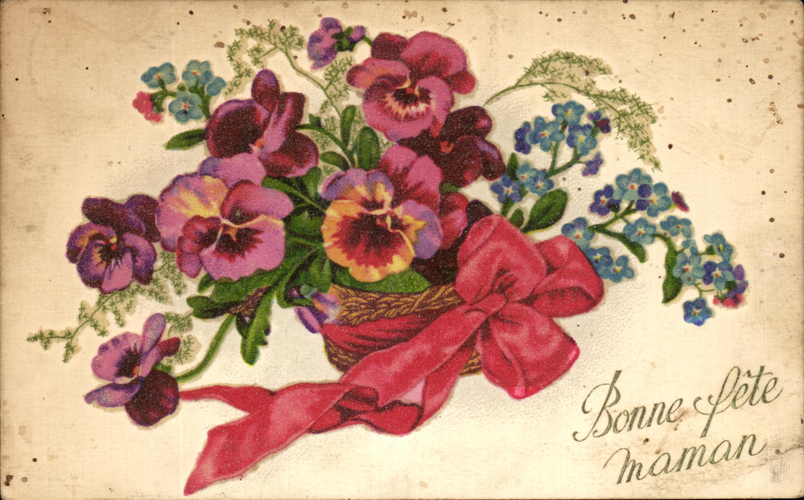CPA Fantaisie Fleurs 