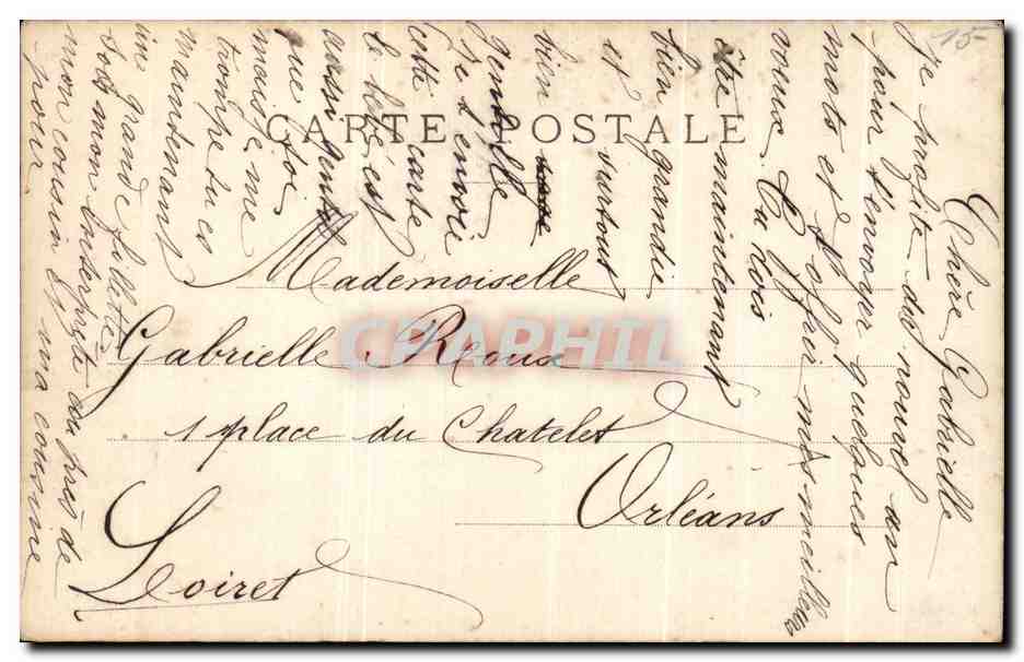 CPA Fantaisie Enfant — Rückseite