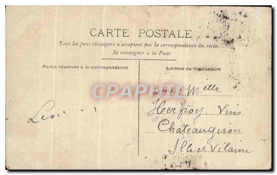 CPA Fantaisie Femme Paques oeufs  — Rückseite