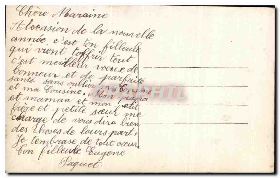 CPA Fantaisie Enfant — Rückseite